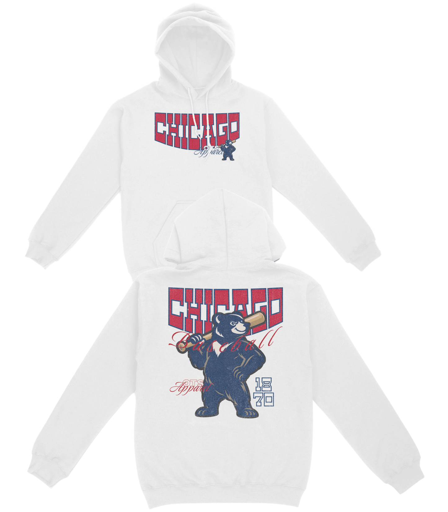Chicago Since 1870 Basic Hoodie - Old Time Sports