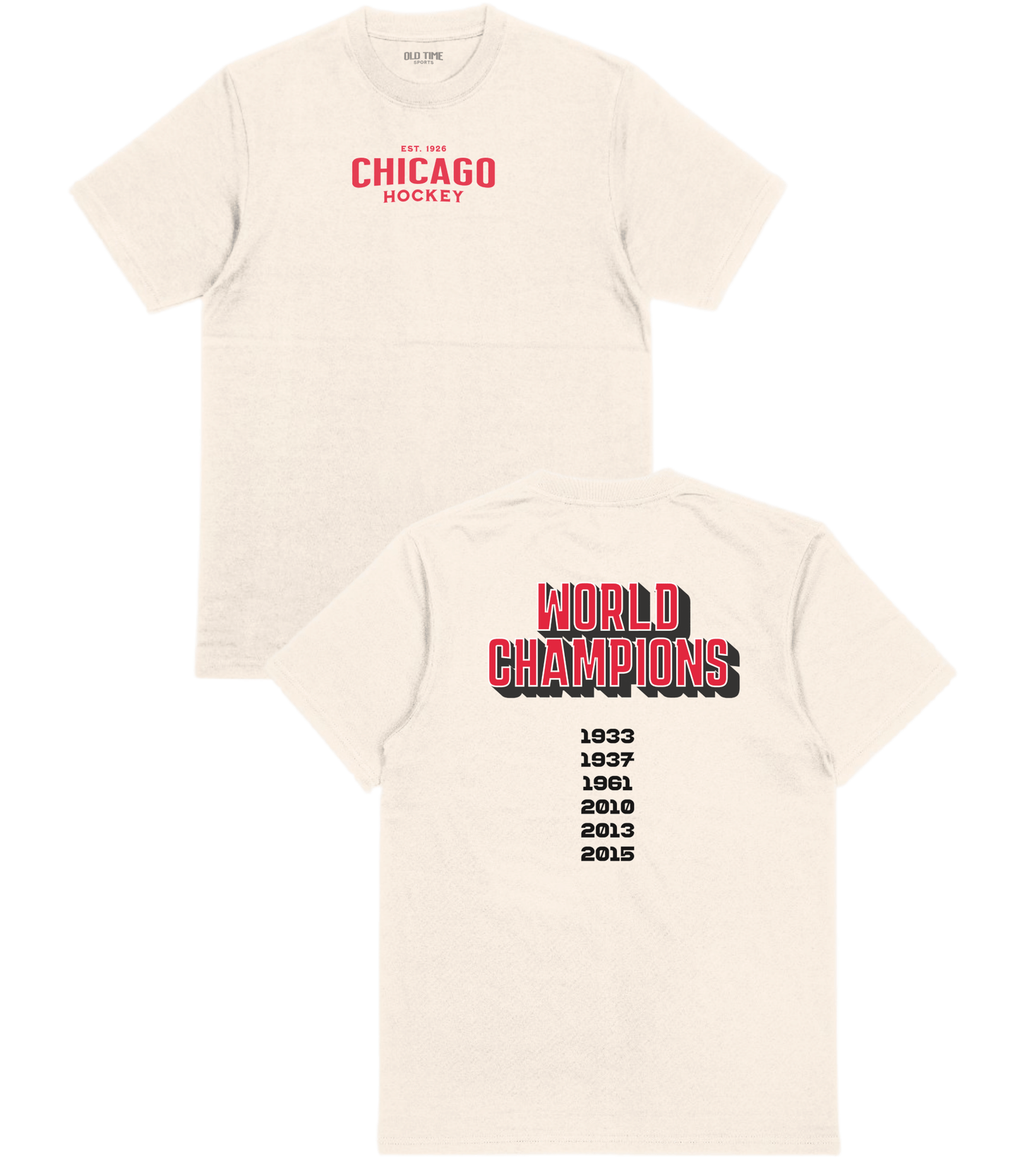 Chicago World Champions T-Shirt - Old Time Sports