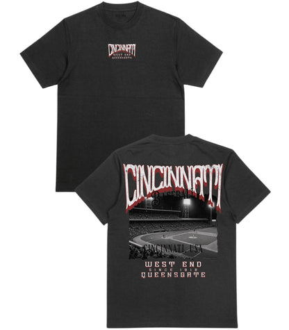 CIN Baseball Poster T-Shirt - Old Time Sports