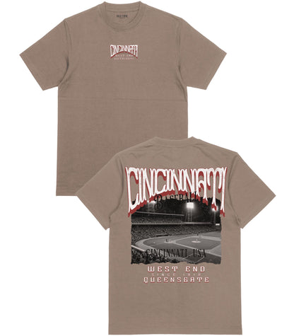 CIN Baseball Poster T-Shirt - Old Time Sports