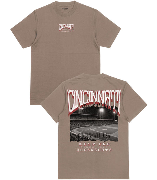 CIN Baseball Poster T-Shirt - Old Time Sports