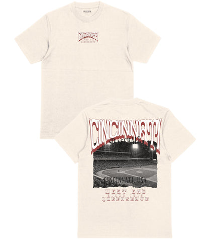 CIN Baseball Poster T-Shirt - Old Time Sports