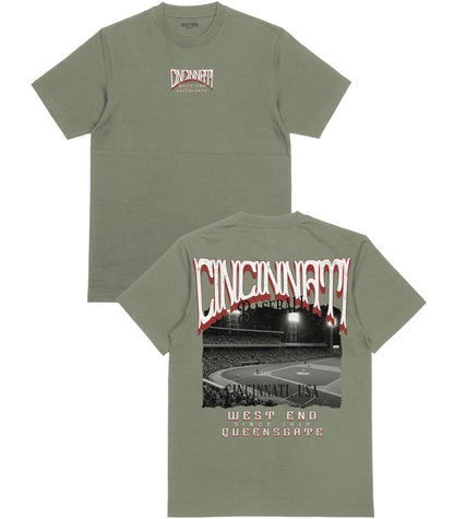 CIN Baseball Poster T-Shirt - Old Time Sports
