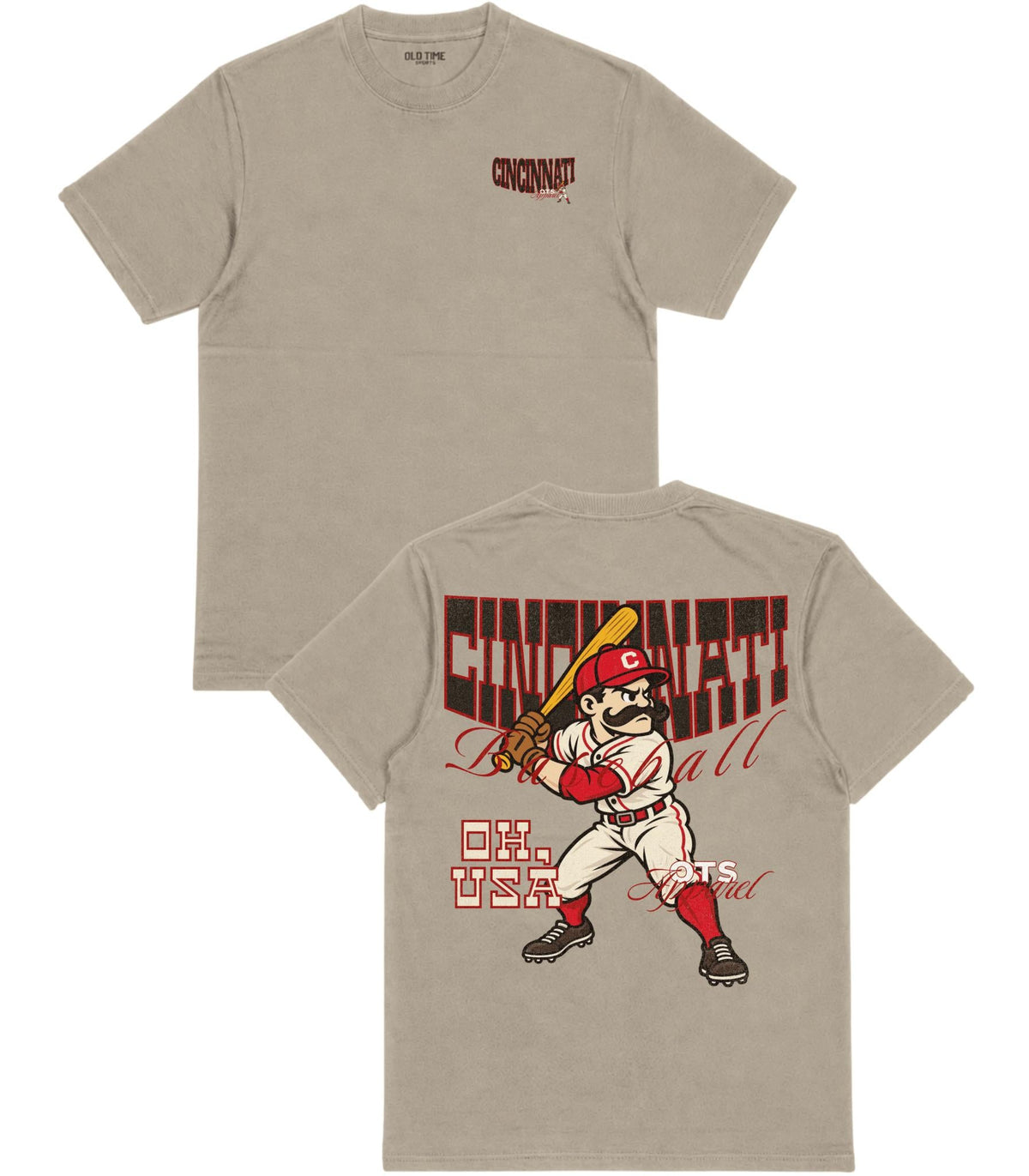 Cincinnati Baseball Appl. T-Shirt - Old Time Sports