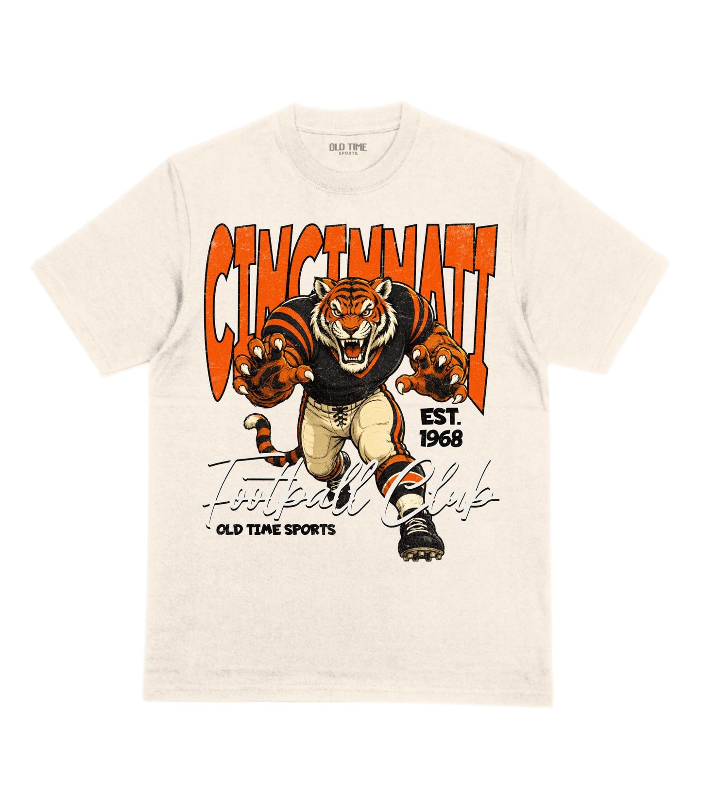 Cincinnati Football 1968 v2 T-Shirt - Old Time Sports