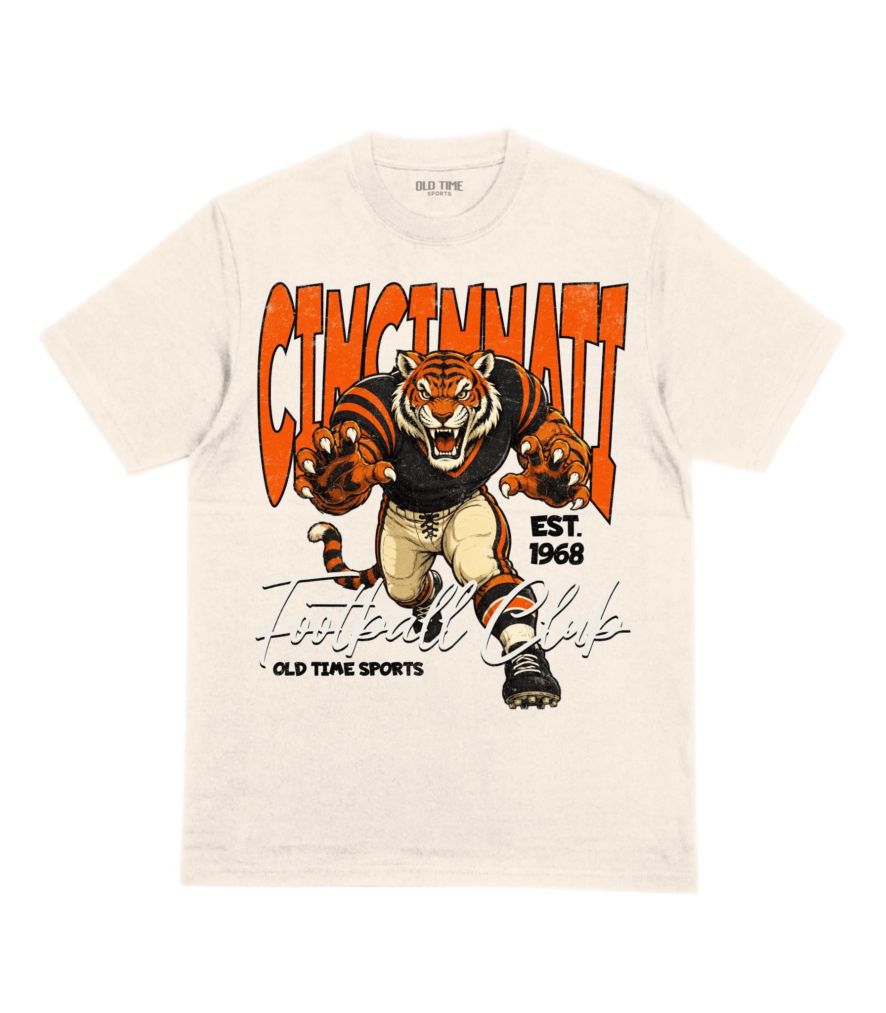 Cincinnati Football 1968 v2 T-Shirt - Old Time Sports