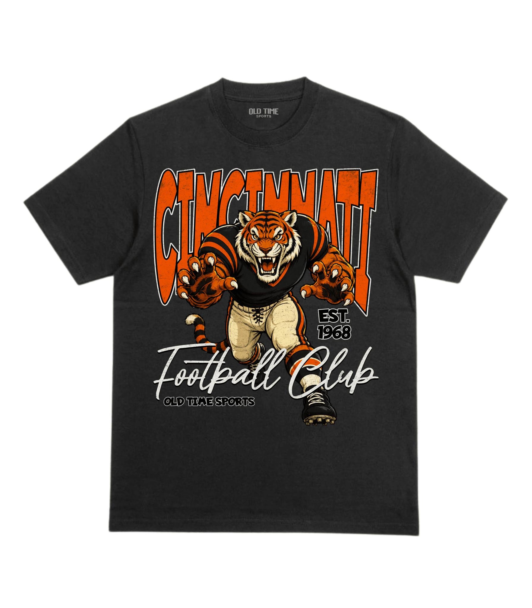 Cincinnati Football 1968 v2 T-Shirt - Old Time Sports