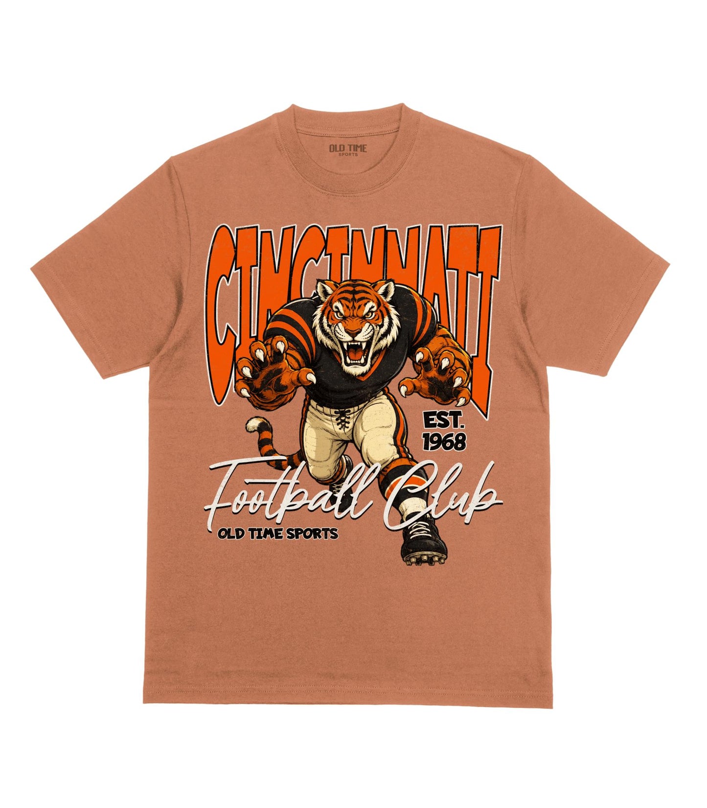 Cincinnati Football 1968 v2 T-Shirt - Old Time Sports