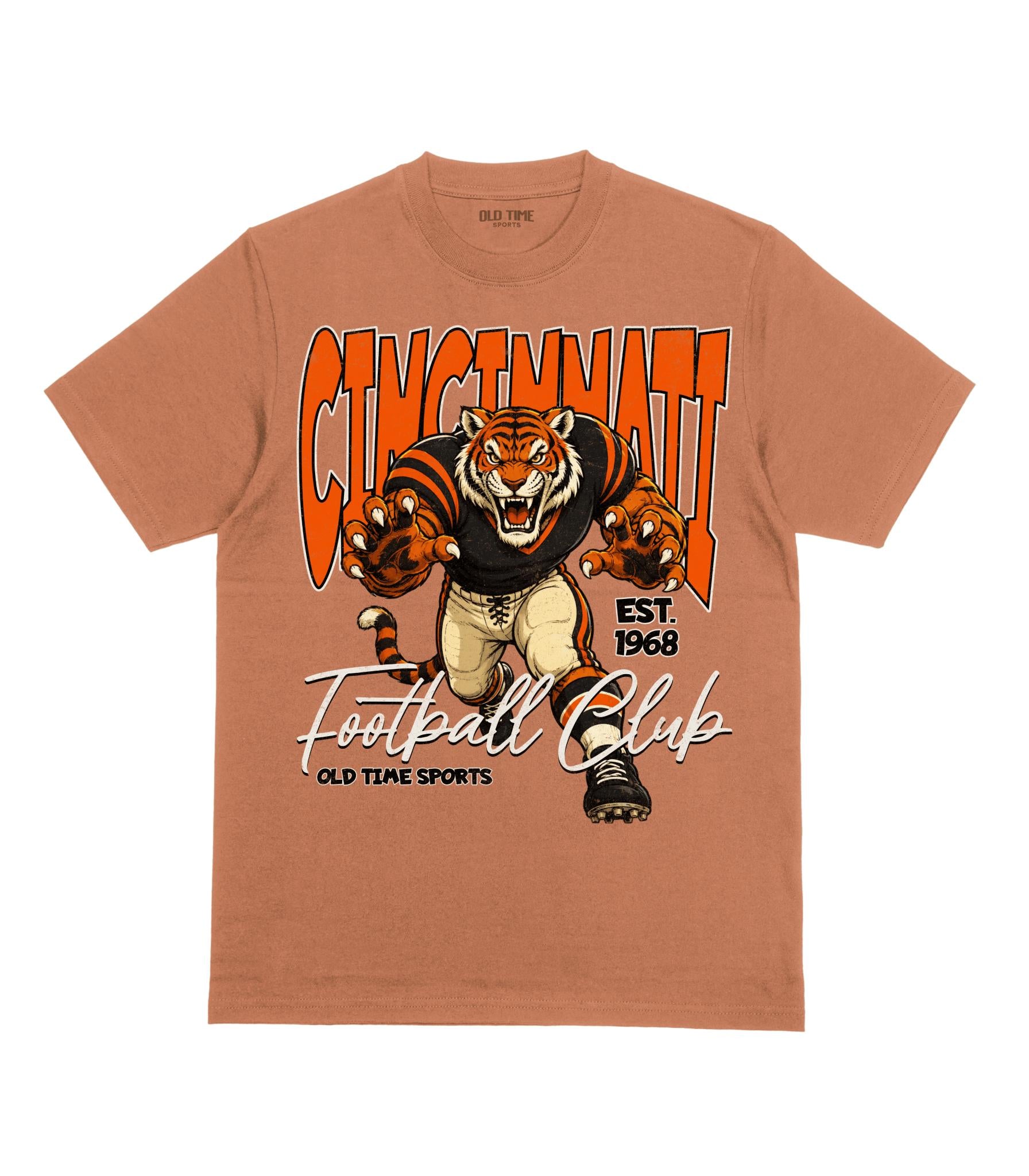Cincinnati Football 1968 v2 T-Shirt - Old Time Sports