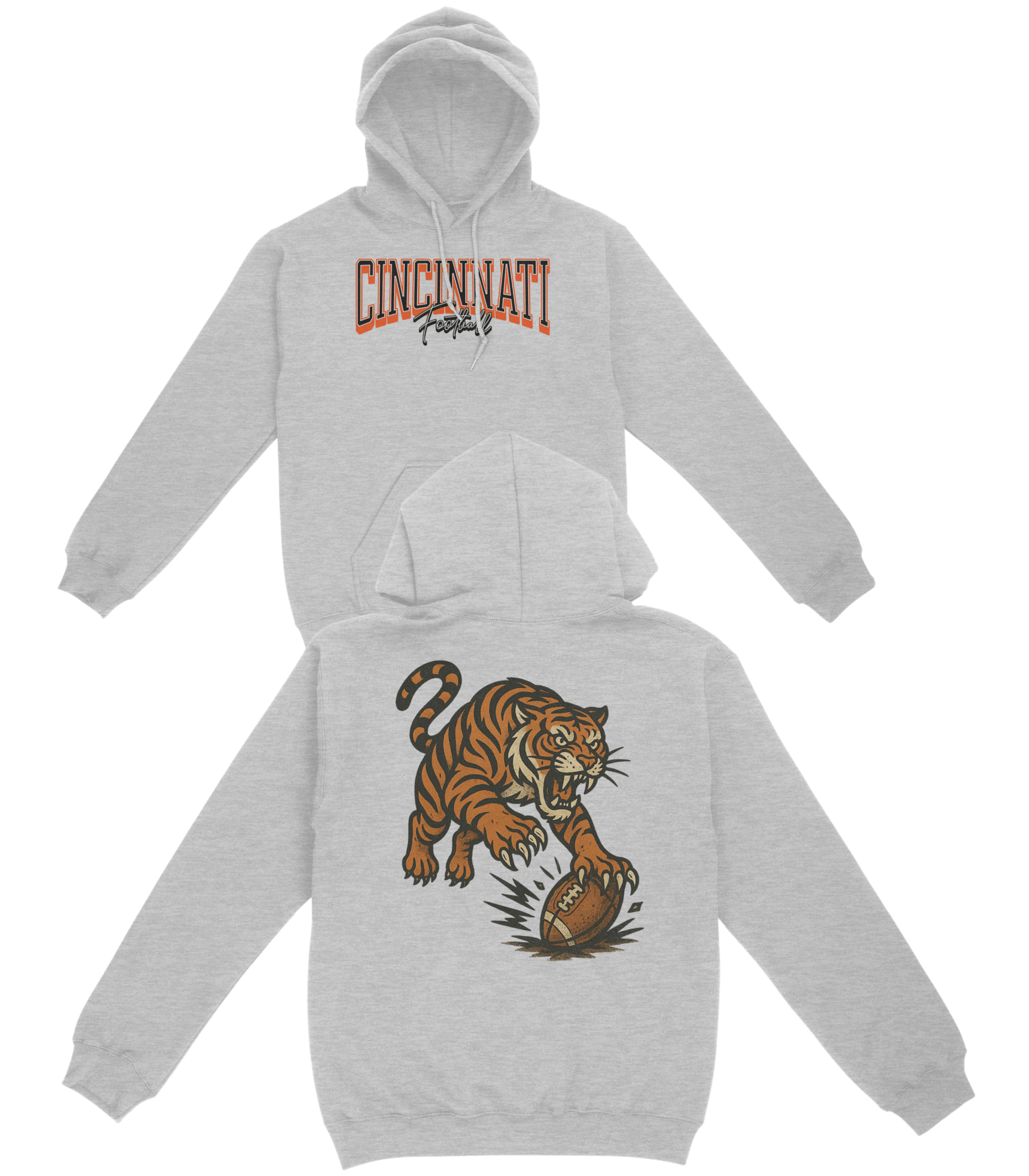 Cincinnati Football Basic Hoodie - Old Time Sports