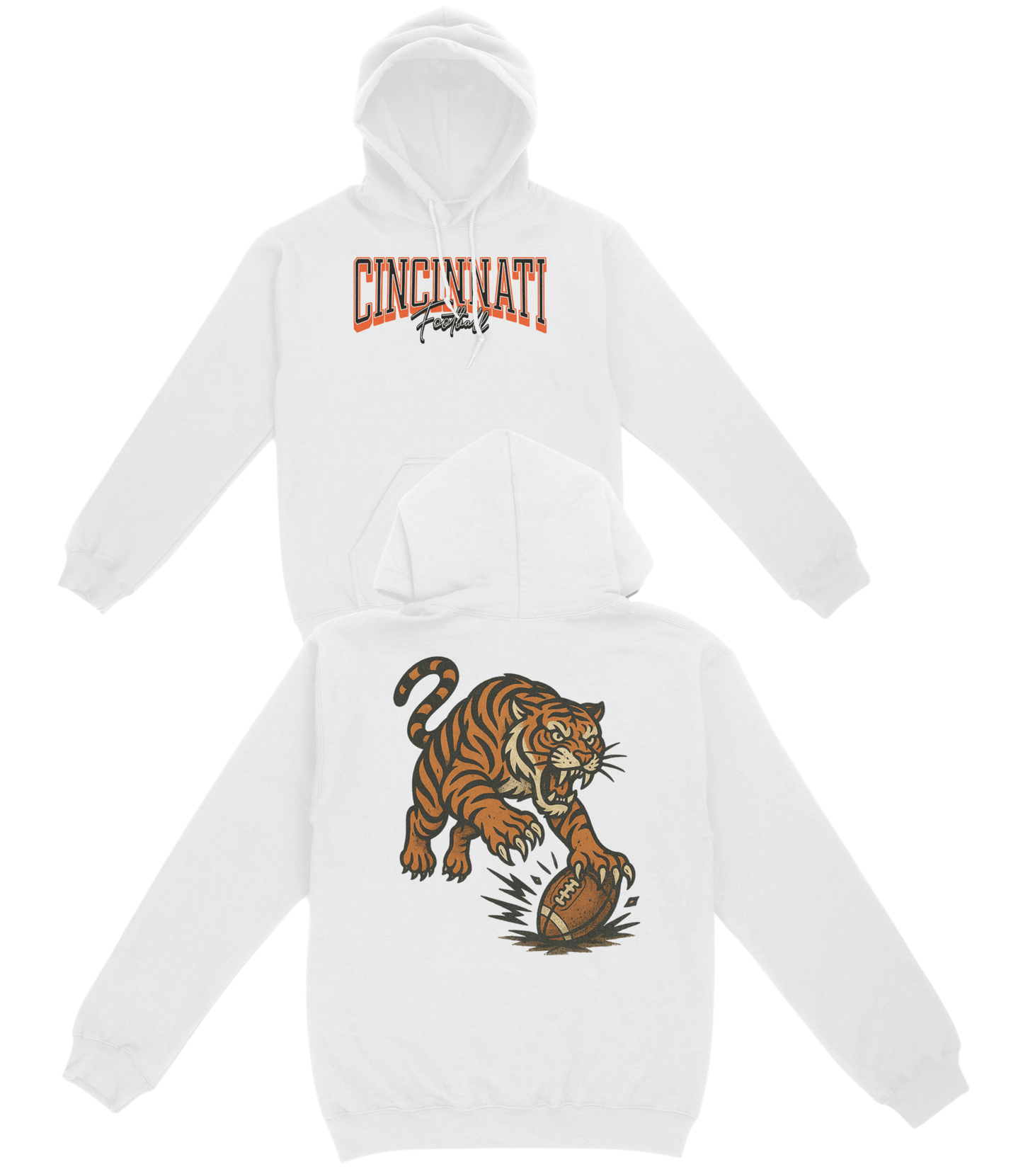 Cincinnati Football Basic Hoodie - Old Time Sports