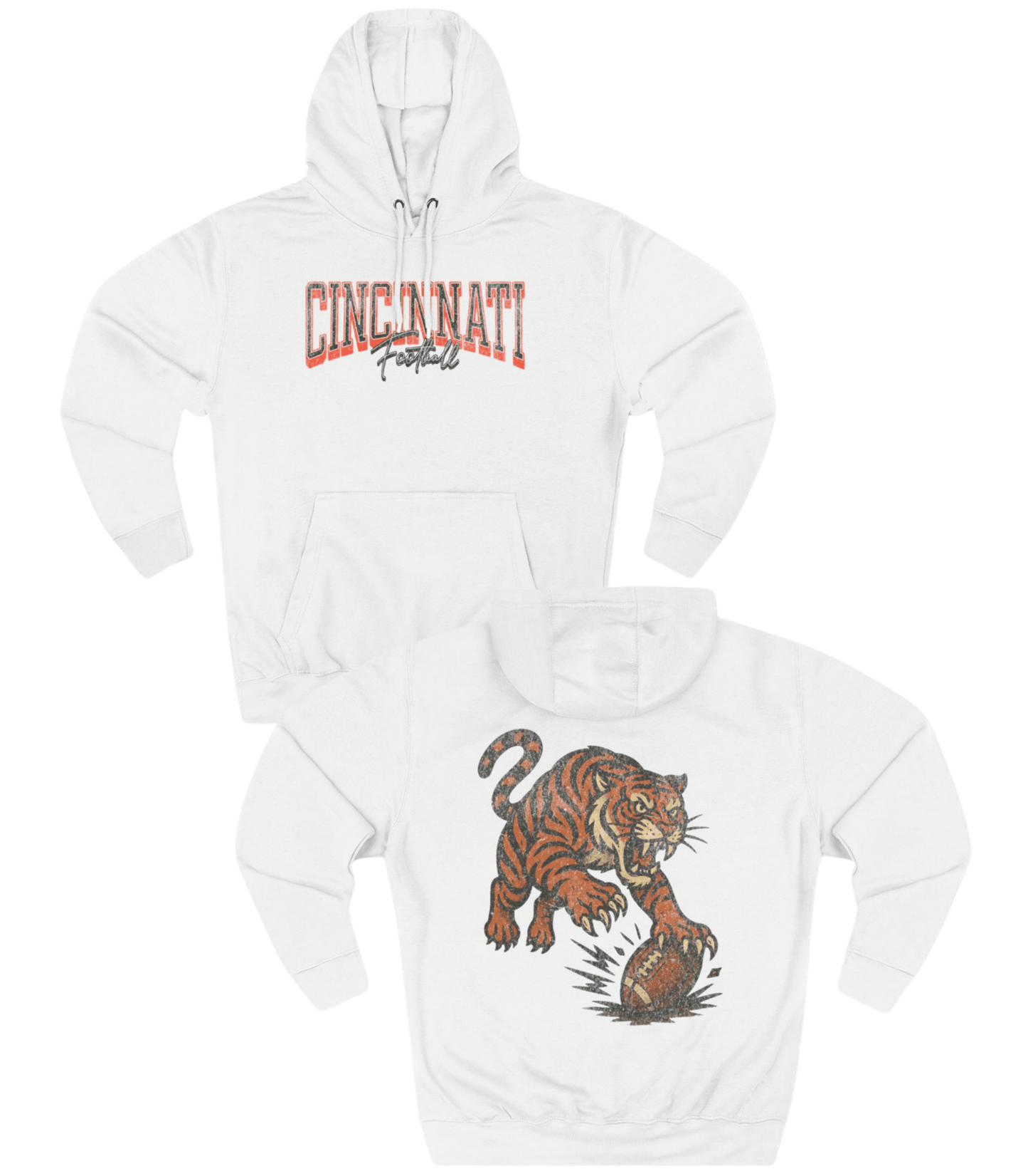Cincinnati Football Hoodie - Old Time Sports