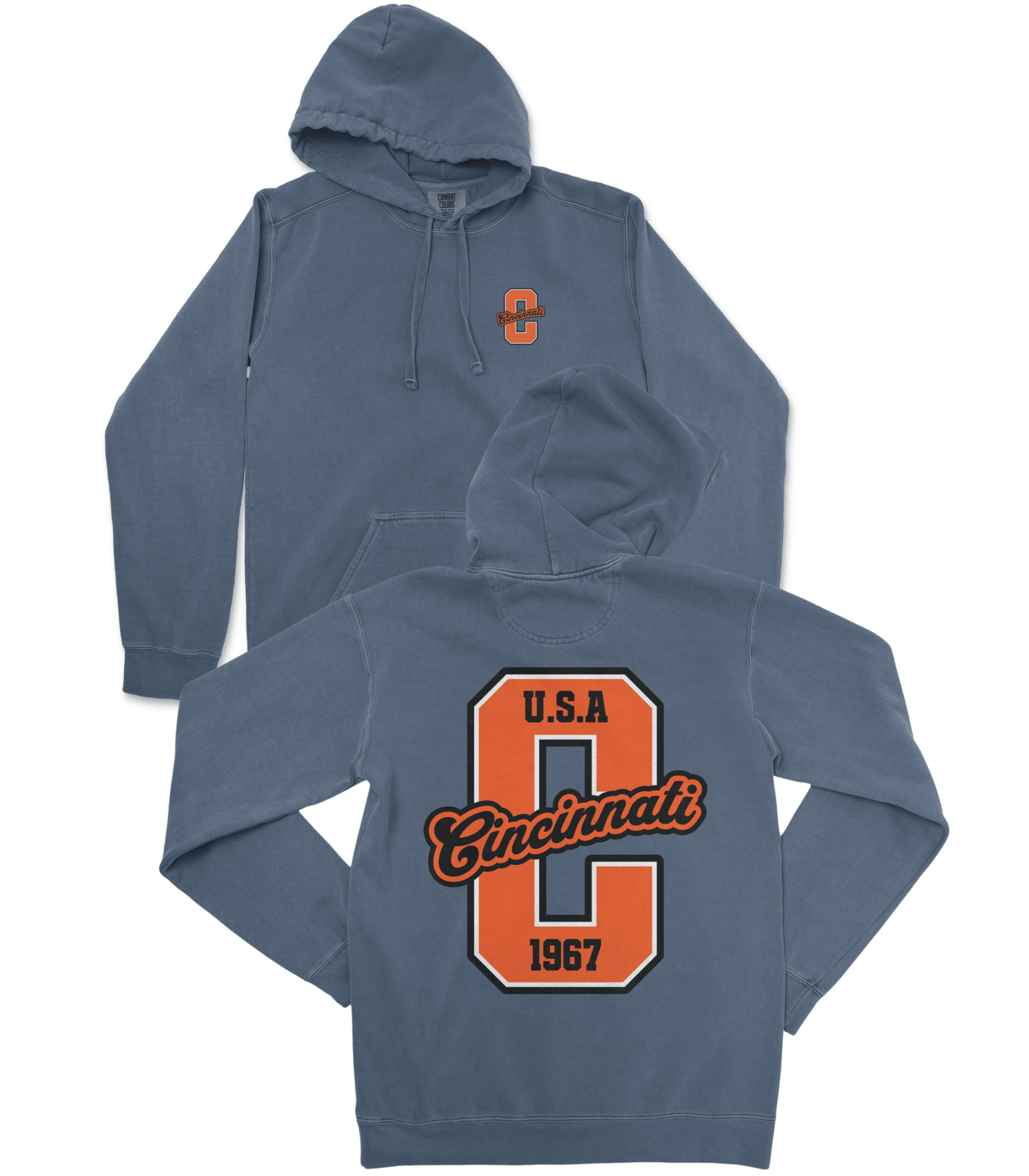 Cincinnati Football Premium Hoodie - Old Time Sports