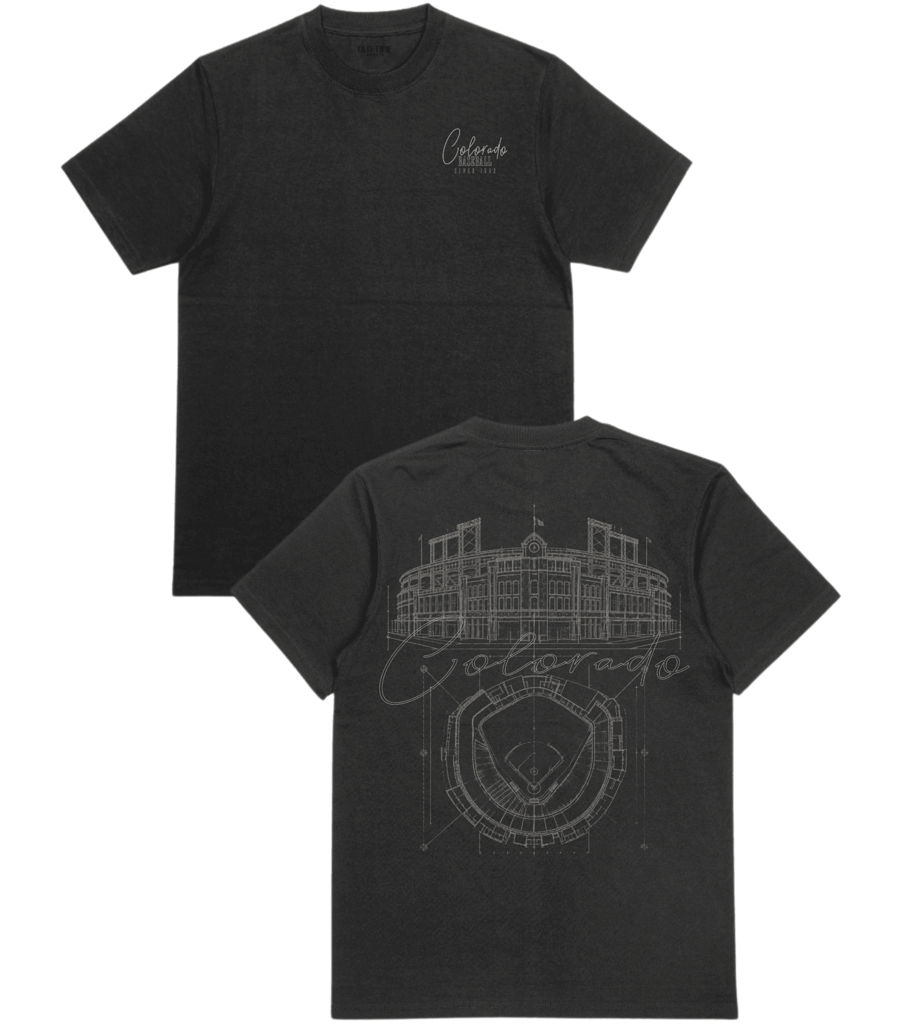 Colorado Blueprints T-Shirt - Old Time Sports