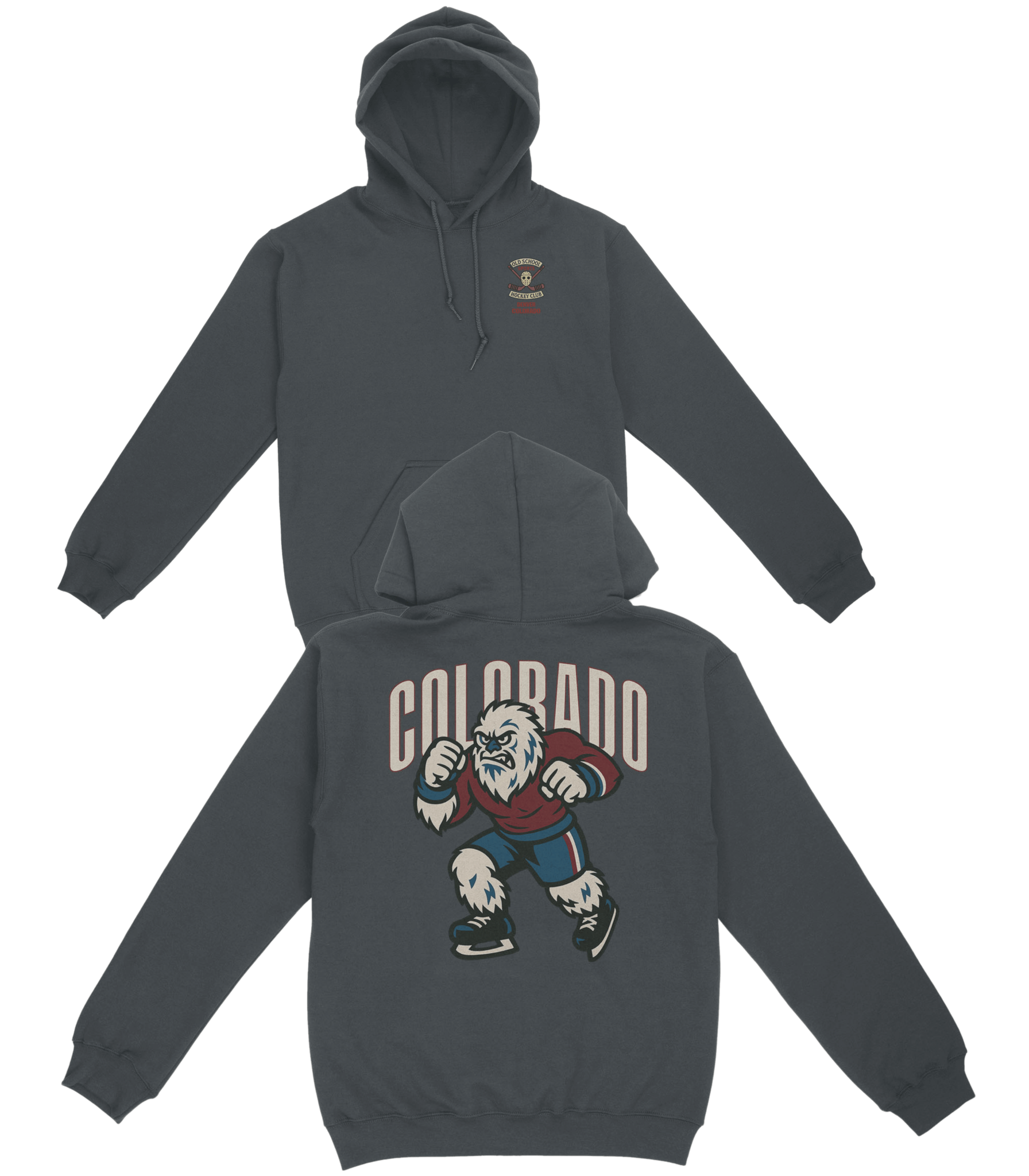 Colorado Hockey v1 Basic Hoodie - Old Time Sports