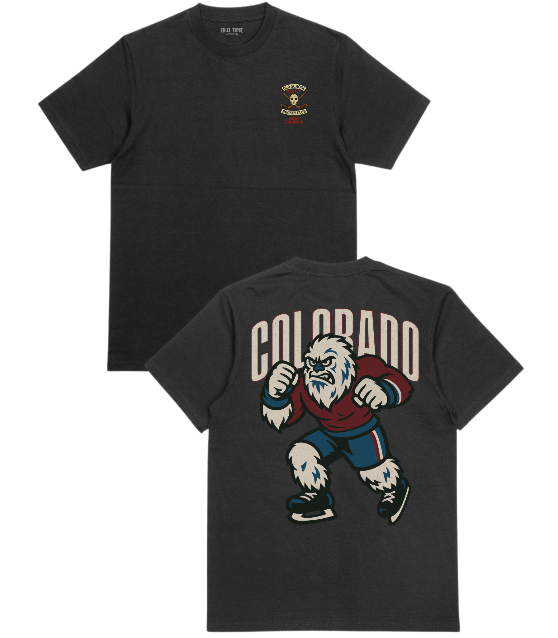 Colorado Hockey v1 T-Shirt - Old Time Sports