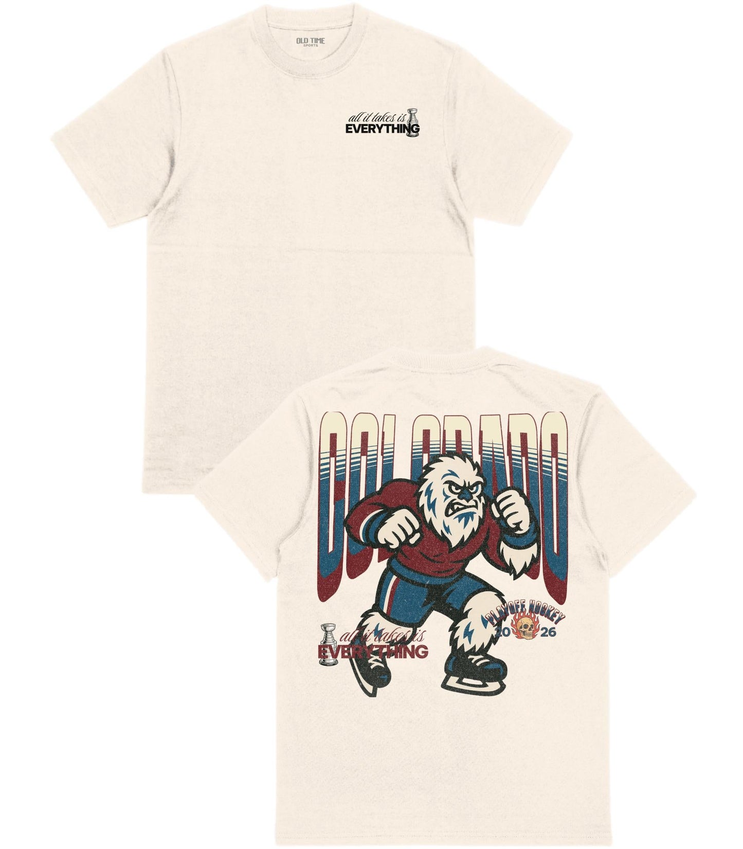 Colorado Playoff Hockey T-Shirt - Old Time Sports