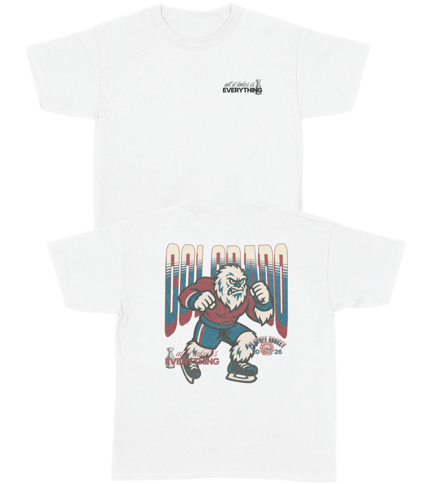 Colorado Playoff Hockey YOUTH T-Shirt - Old Time Sports
