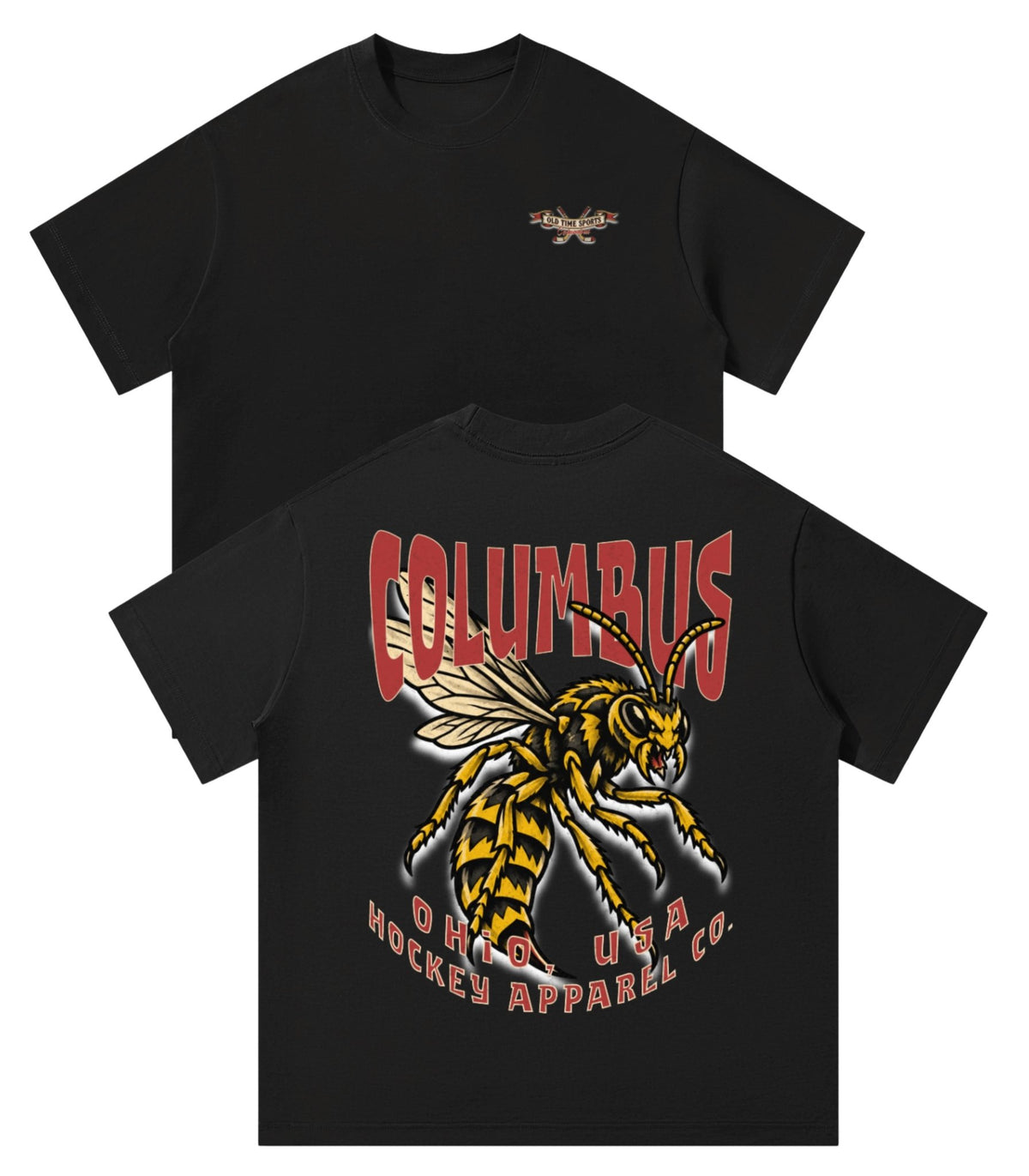 Columbus Hockey Heavyweight Tee - Old Time Sports
