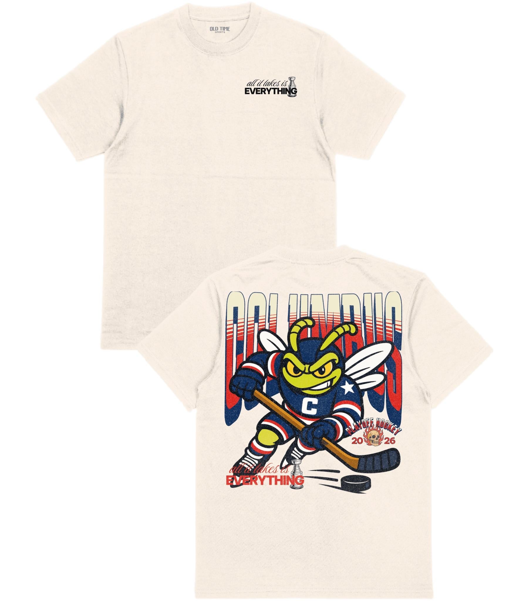 Columbus Playoff Hockey T-Shirt - Old Time Sports