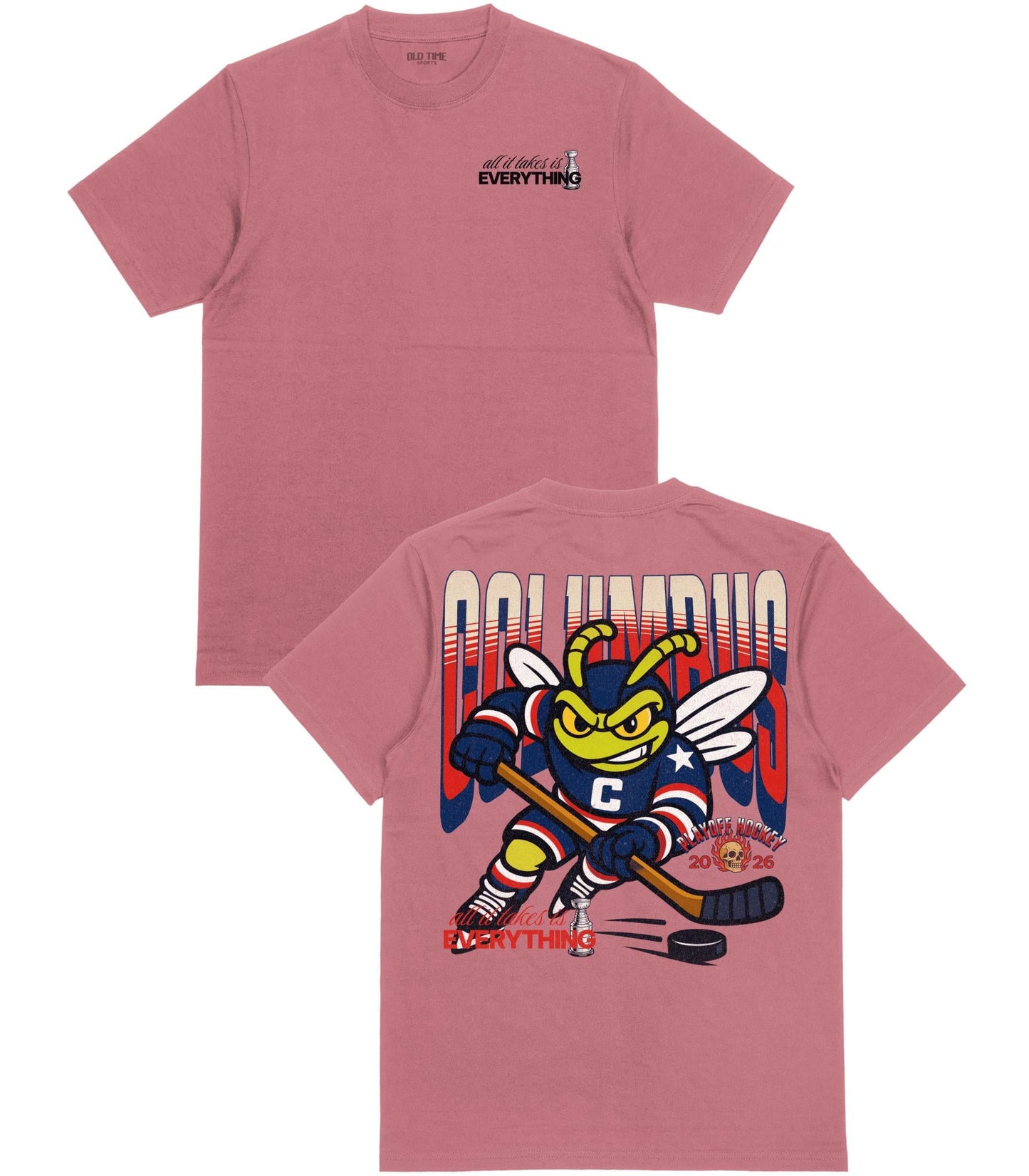 Columbus Playoff Hockey T-Shirt - Old Time Sports