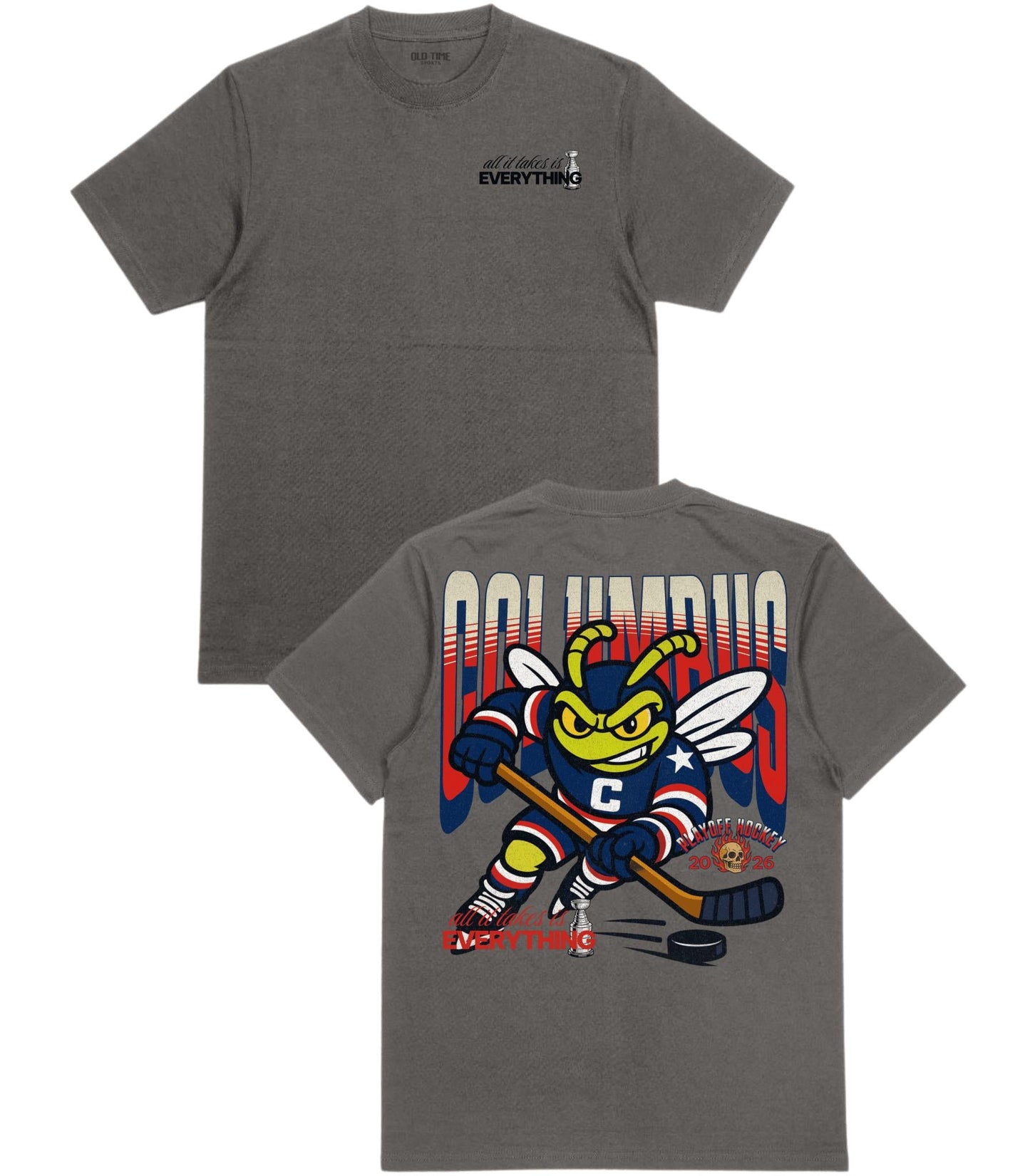 Columbus Playoff Hockey T-Shirt - Old Time Sports