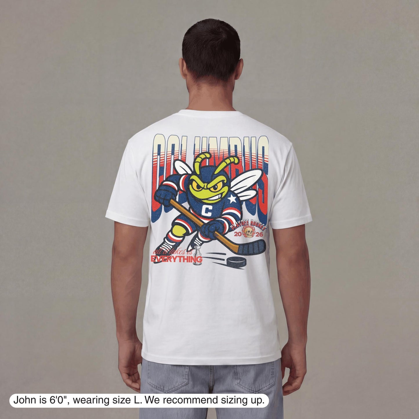 Columbus Playoff Hockey T-Shirt - Old Time Sports