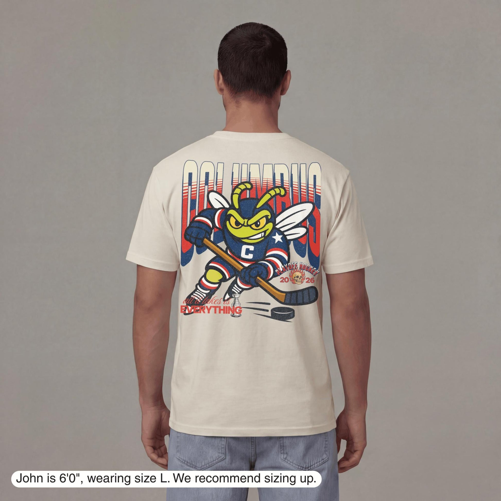 Columbus Playoff Hockey T-Shirt - Old Time Sports