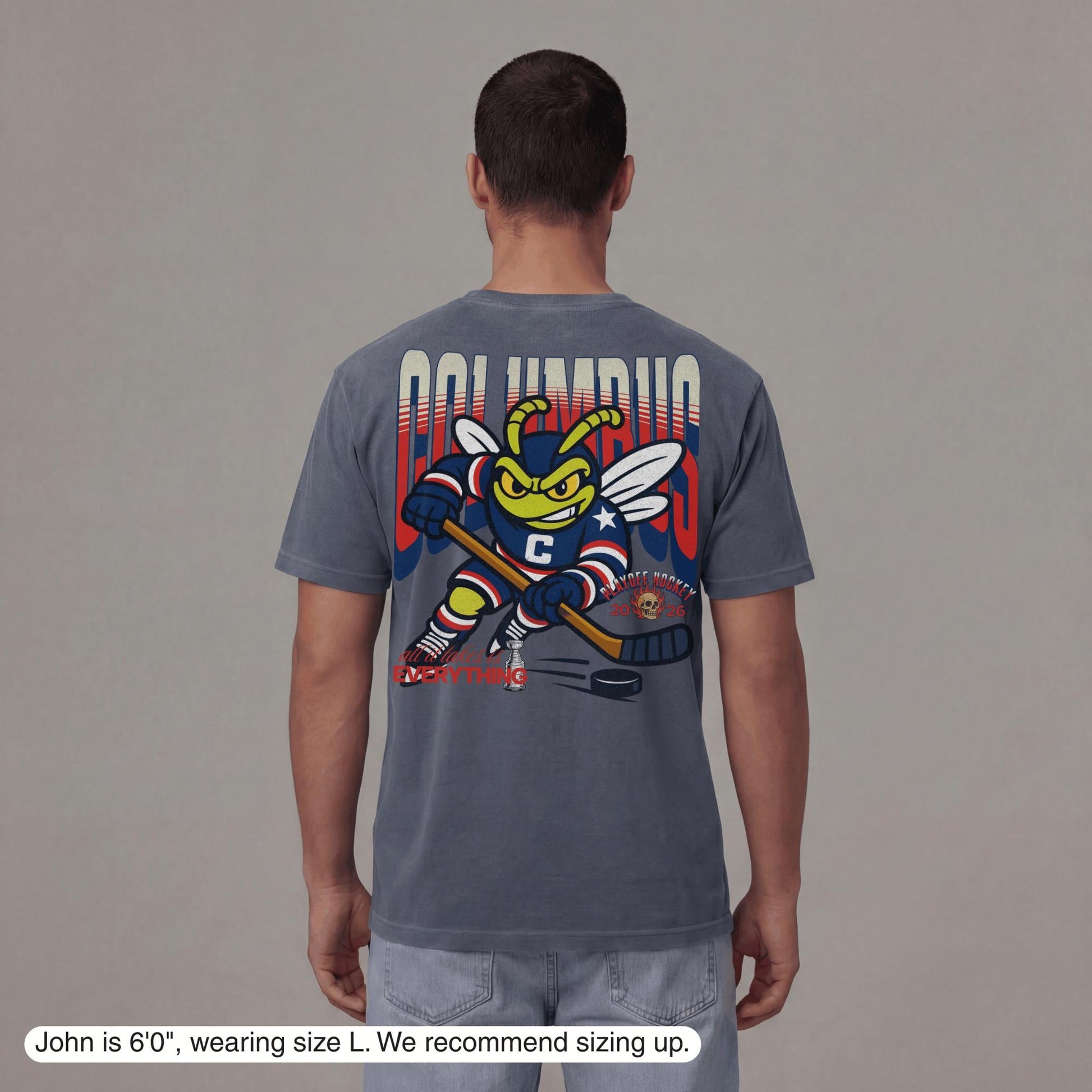 Columbus Playoff Hockey T-Shirt - Old Time Sports