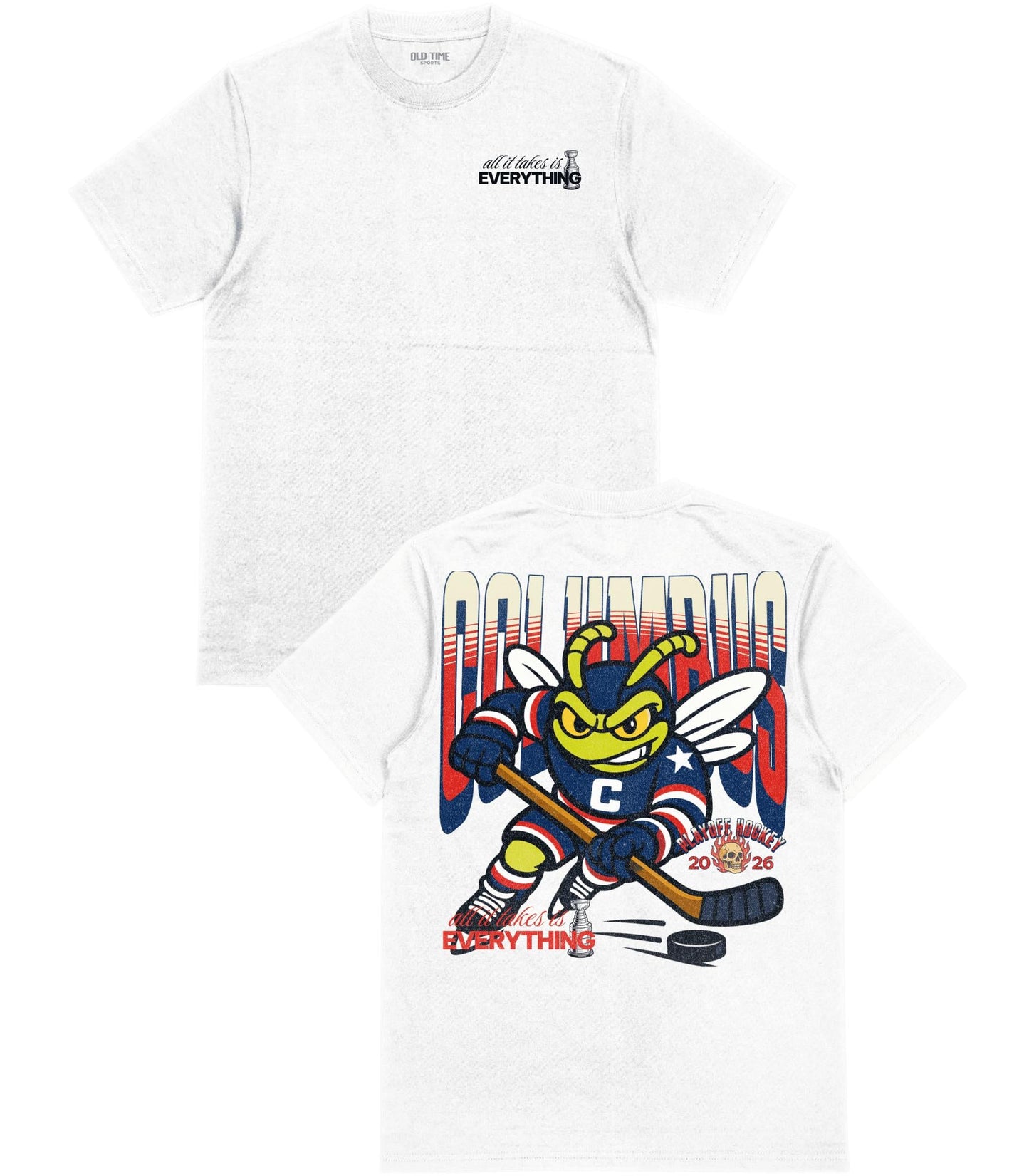 Columbus Playoff Hockey T-Shirt - Old Time Sports