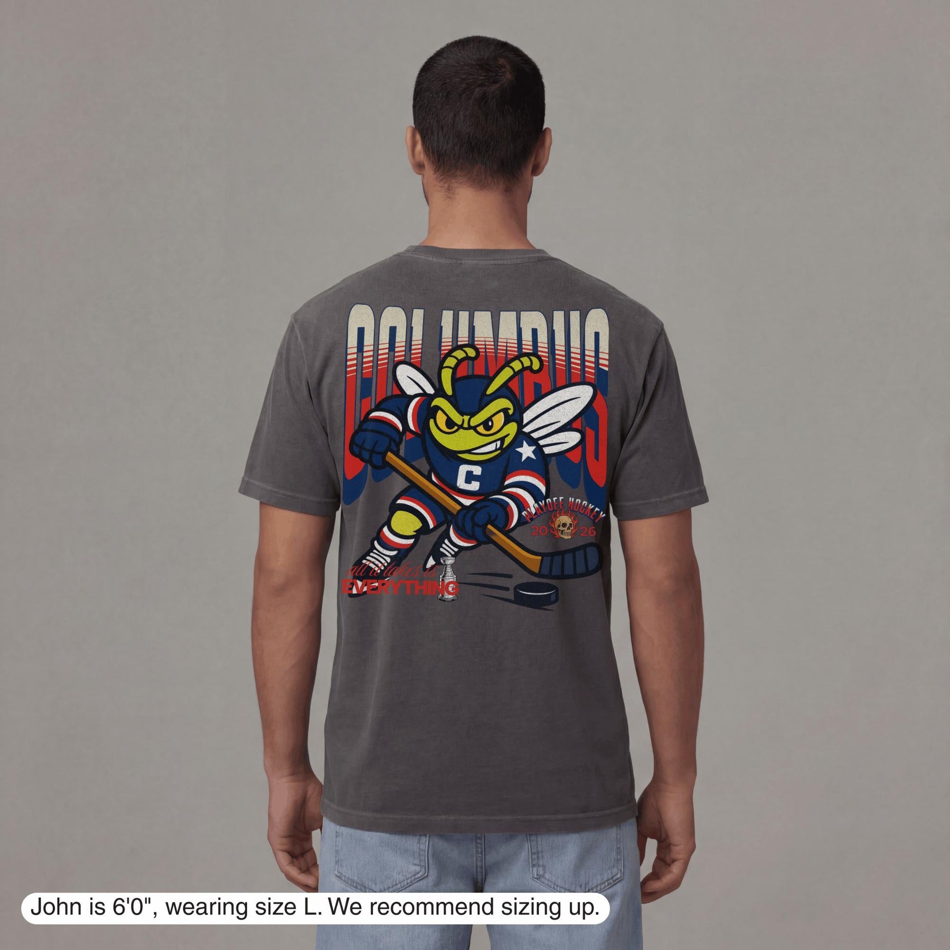 Columbus Playoff Hockey T-Shirt - Old Time Sports
