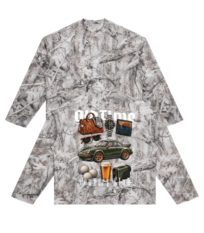 Country Club Waffle Camo Longsleeve - Old Time Sports