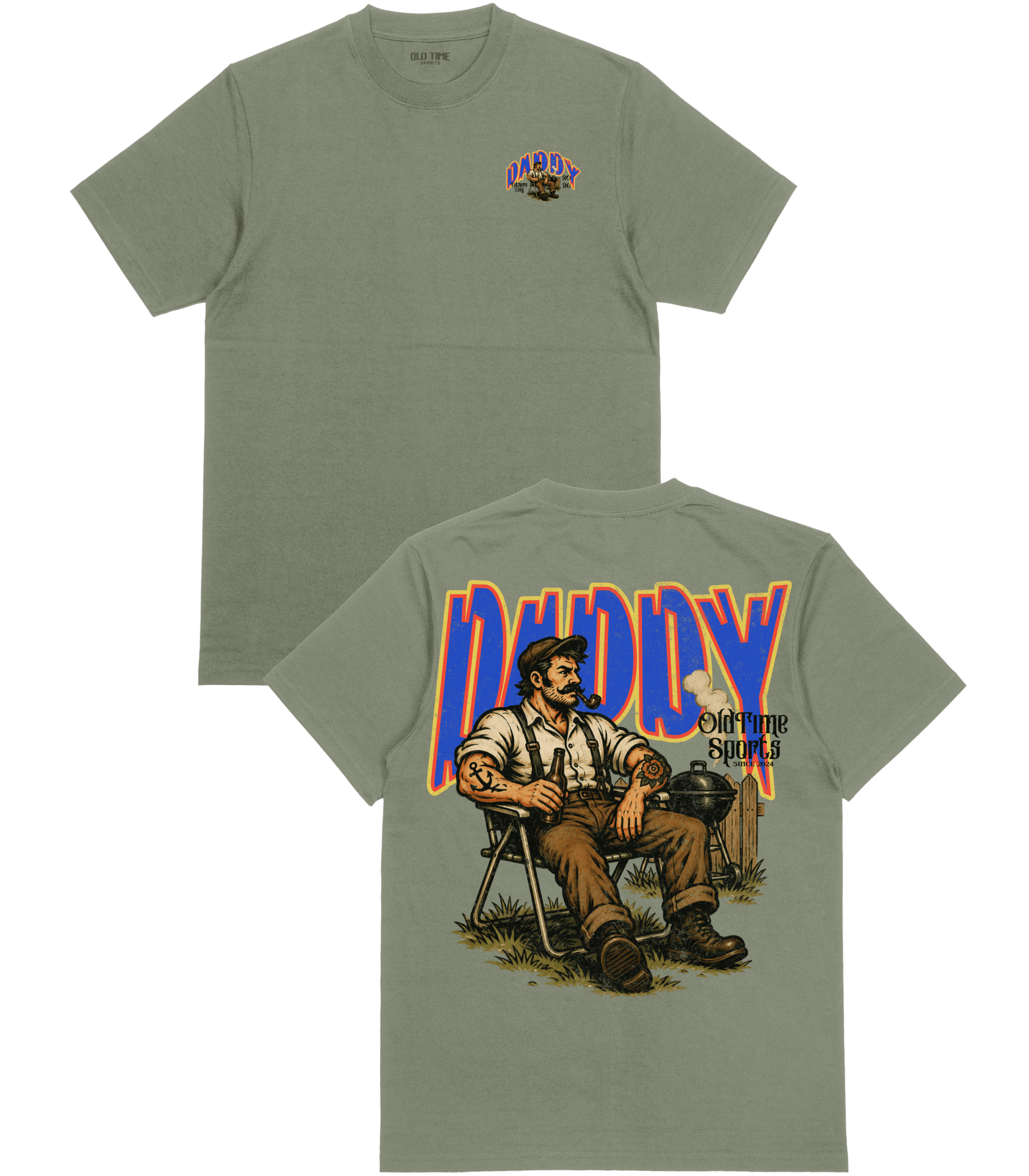Daddies Lounger T-Shirt - Old Time Sports