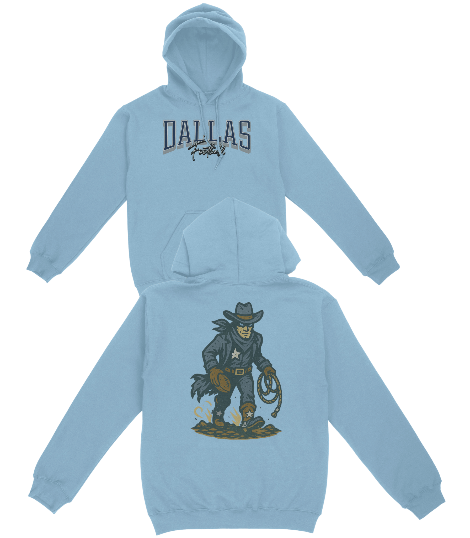 Dallas Football Basic Hoodie - Old Time Sports