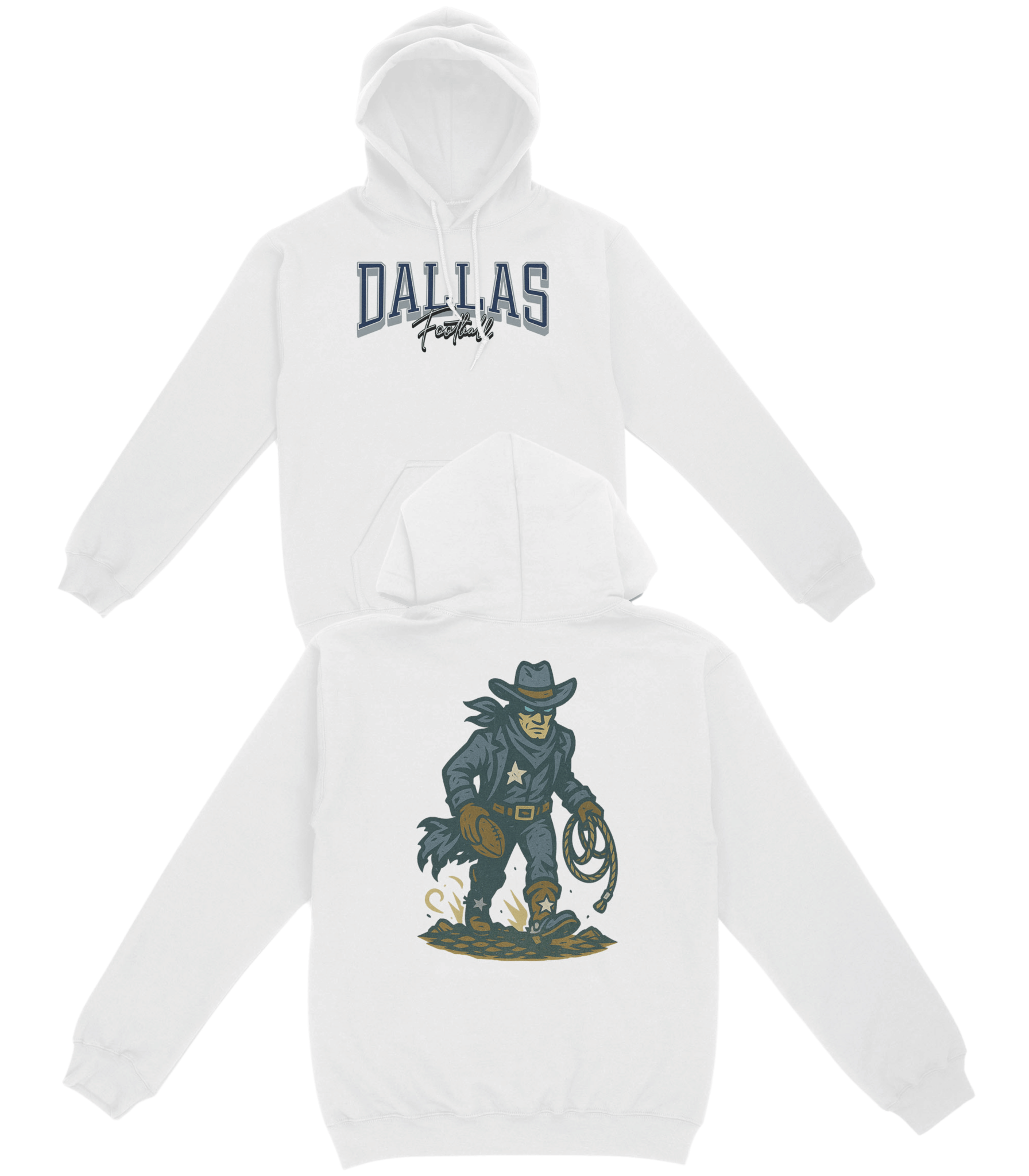 Dallas Football Basic Hoodie - Old Time Sports