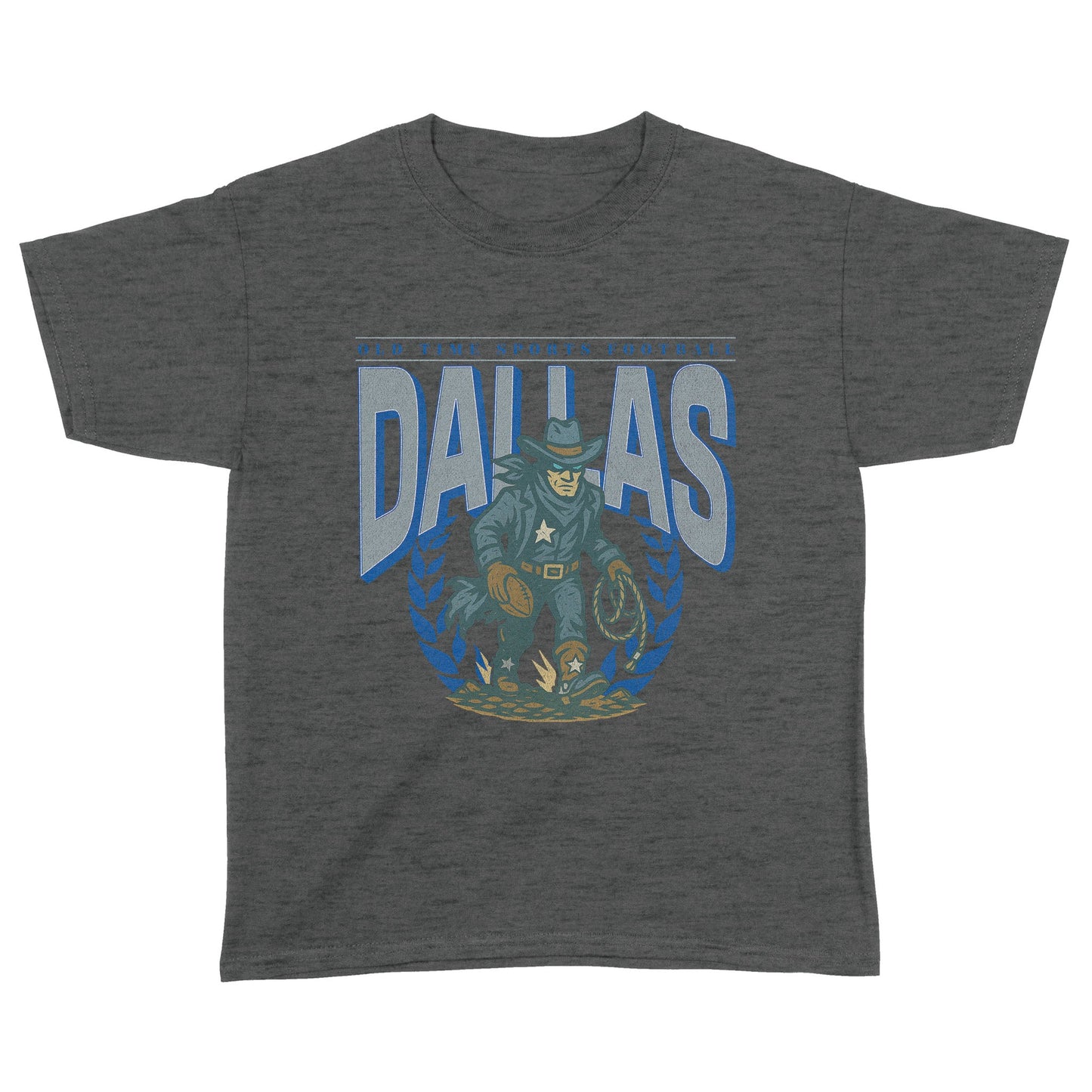 Dallas Football v1 YOUTH T-Shirt - Old Time Sports