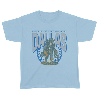 Dallas Football v1 YOUTH T-Shirt - Old Time Sports