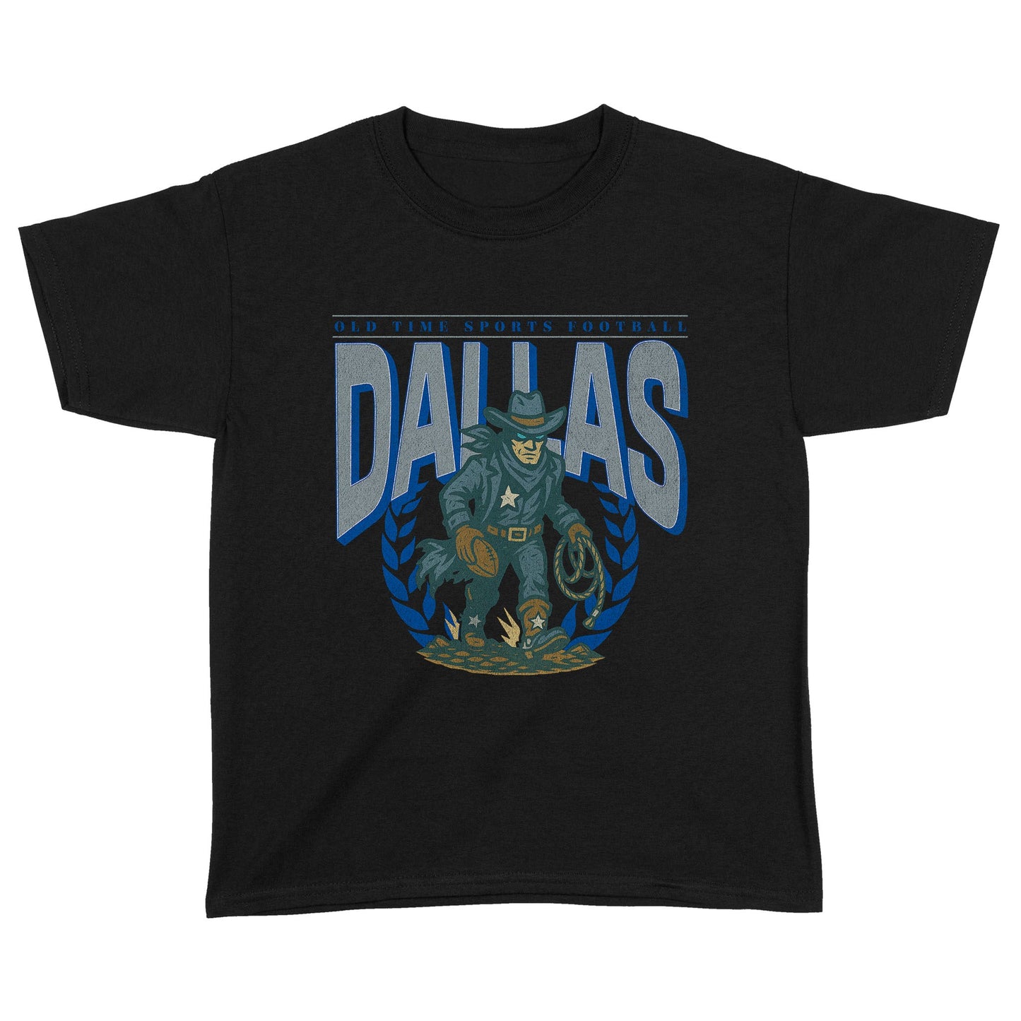 Dallas Football v1 YOUTH T-Shirt - Old Time Sports