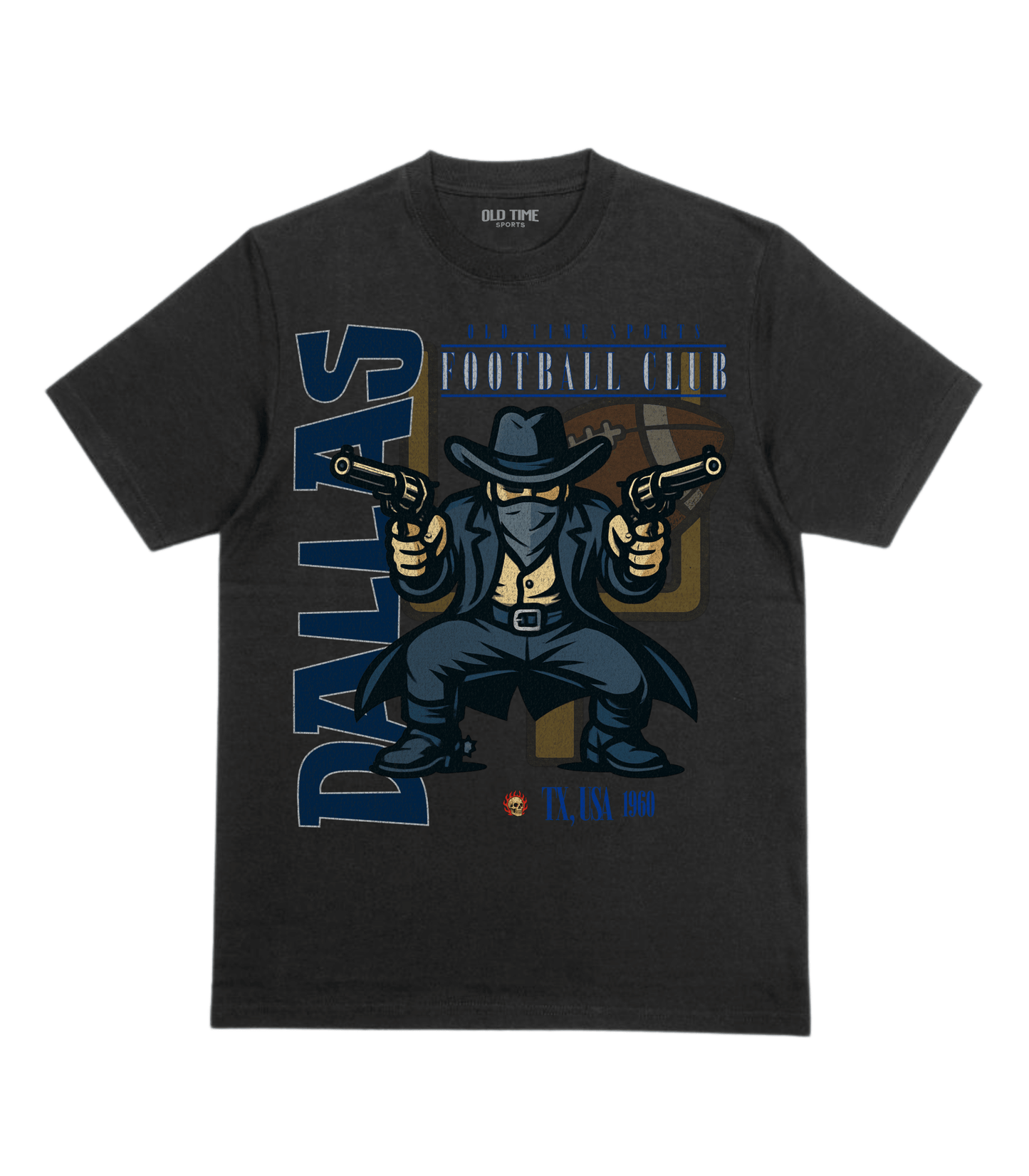 Dallas Football v2 T-Shirt - Old Time Sports