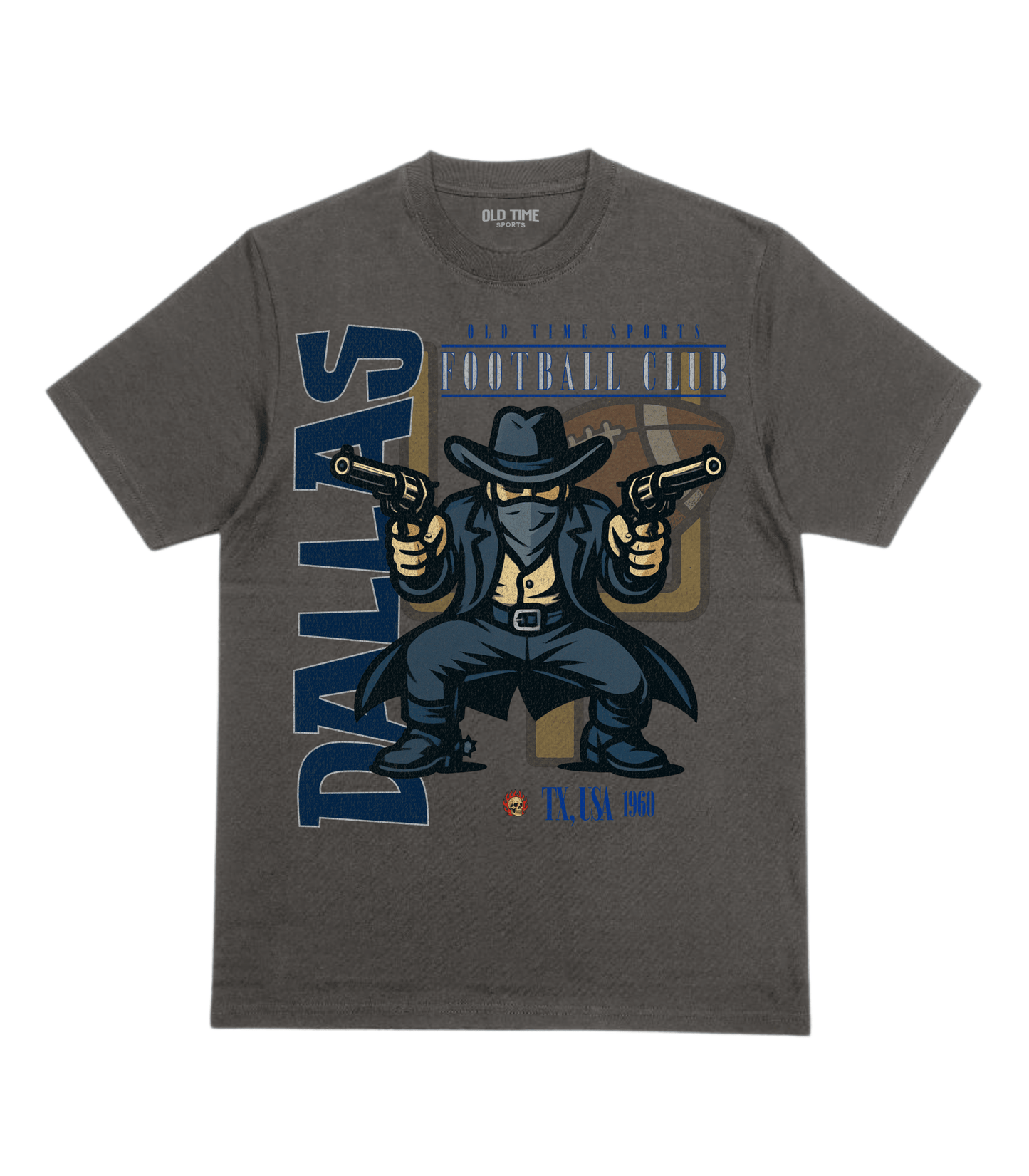 Dallas Football v2 T-Shirt - Old Time Sports