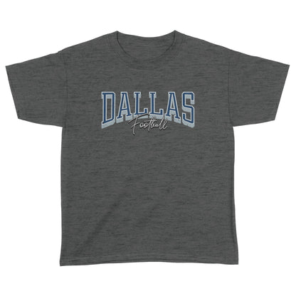 Dallas Football v2 YOUTH T-Shirt - Old Time Sports