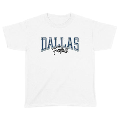 Dallas Football v2 YOUTH T-Shirt - Old Time Sports