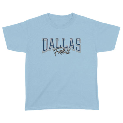 Dallas Football v2 YOUTH T-Shirt - Old Time Sports
