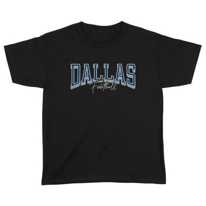 Dallas Football v2 YOUTH T-Shirt - Old Time Sports