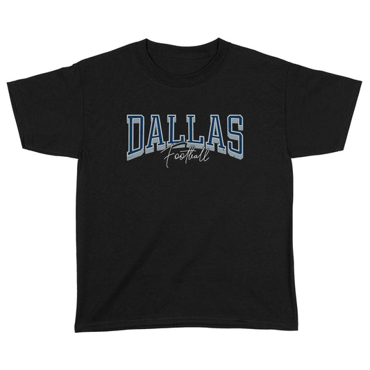 Dallas Football v2 YOUTH T-Shirt - Old Time Sports