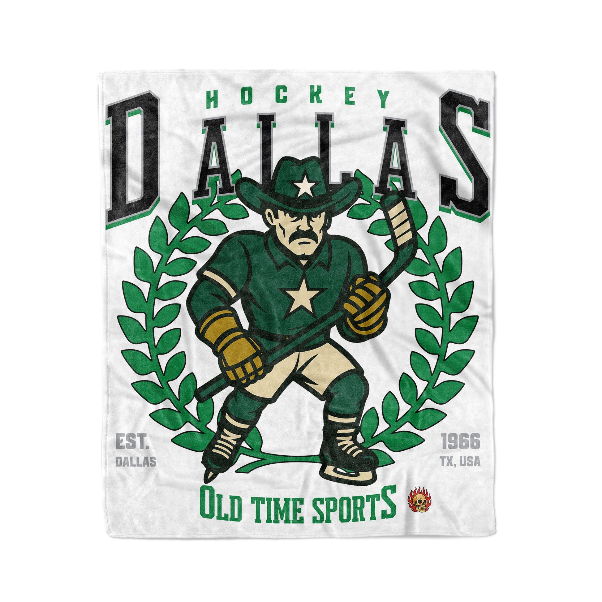 Dallas Hockey 50x60in Fleece Blanket - Old Time Sports