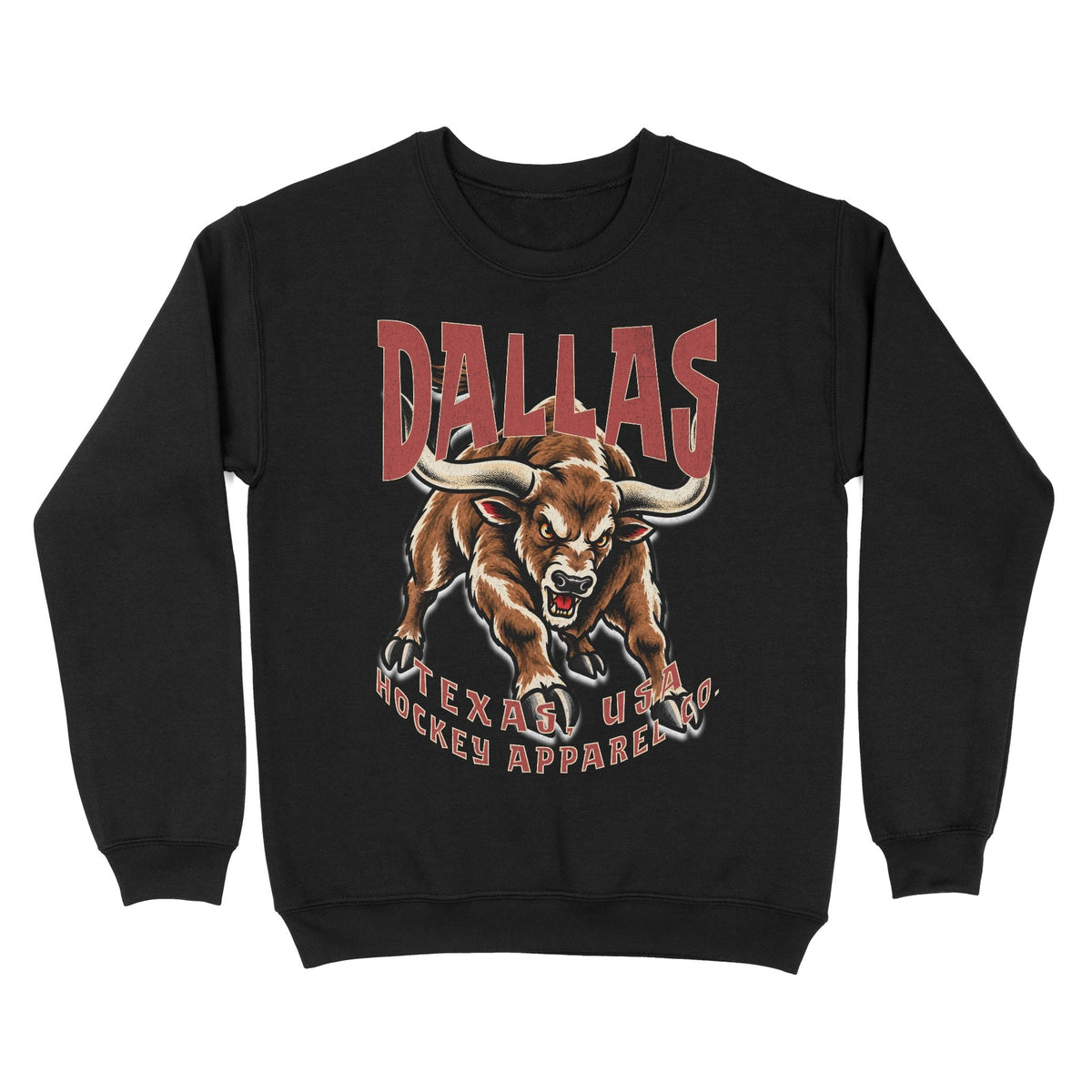 Dallas Hockey Appl. Crewneck - Old Time Sports
