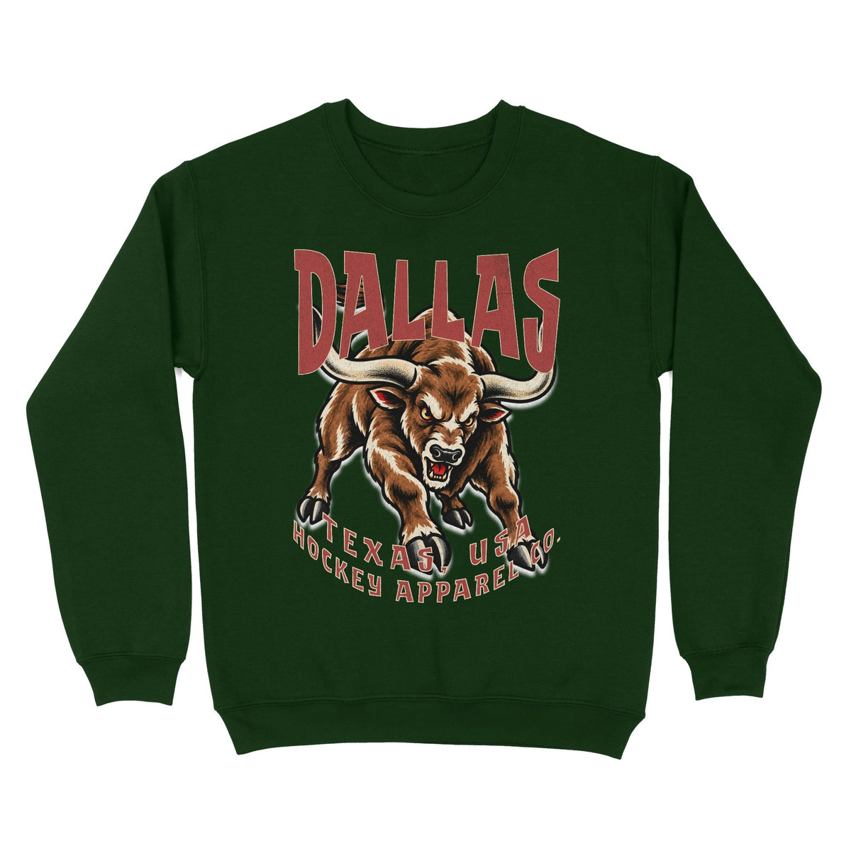 Dallas Hockey Appl. Crewneck - Old Time Sports