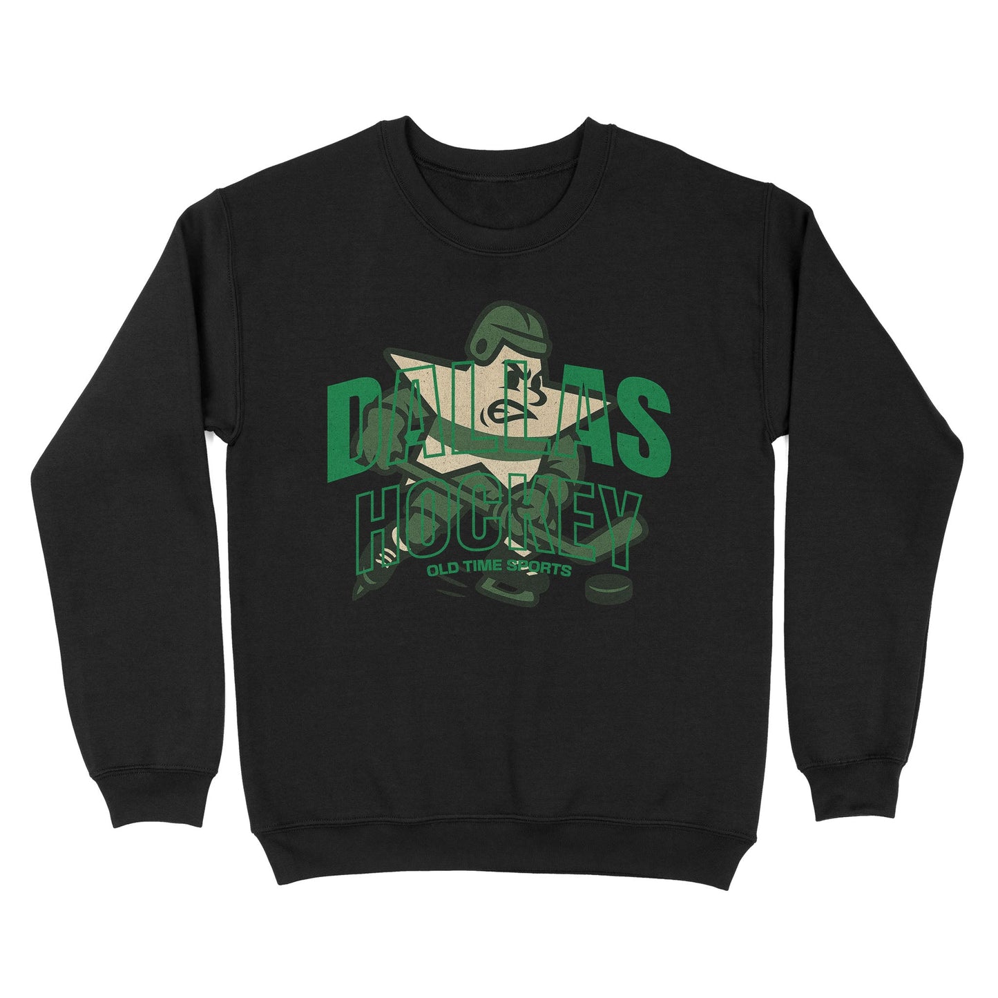 Dallas Hockey Basic Crewneck - Old Time Sports