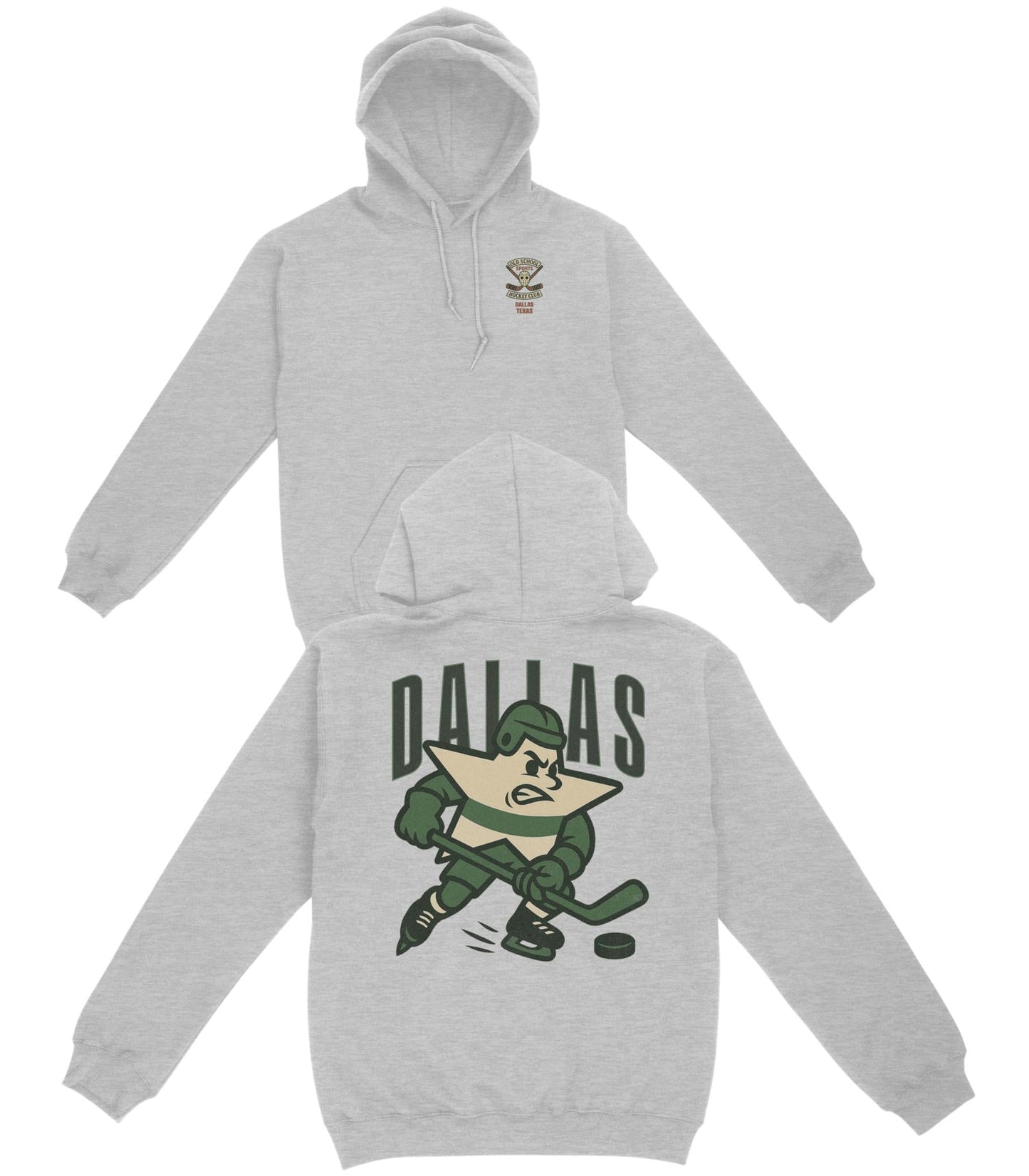 Dallas Hockey v1 Basic Hoodie